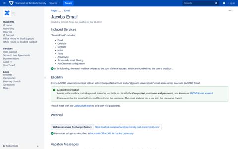 Jacobs Email - Confluence Mobile - Teamwork at Jacobs ...