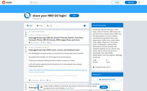 share your HBO GO login! - Reddit
