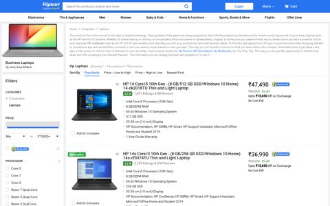 HP Laptops - Buy Best HP Laptops, Notebooks Online at Best ...