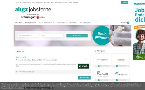 jobsterne.at: Jobs in der Hotellerie & Gastronomie