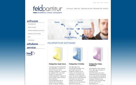 Software | Feldpartitur