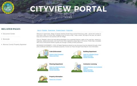Islamorada, Village of Islands Web Portal