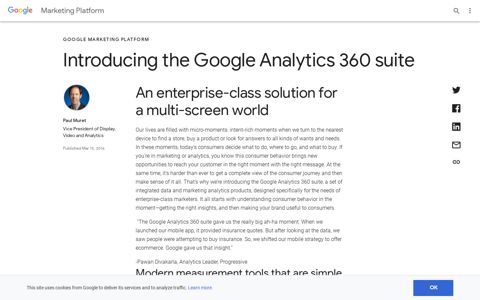 Introducing the Google Analytics 360 suite - The Keyword