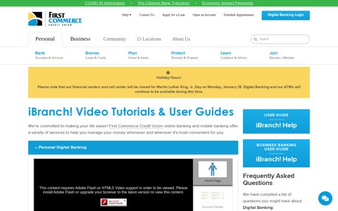 iBranch! Video Tutorials & User Guides | First Commerce ...