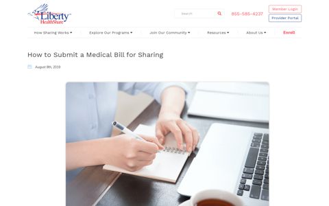 How to Submit a Medical Bill for Sharing | Liberty HealthShare