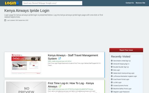 Kenya Airways Ipride Login - Loginii.com