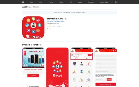 ‎Havells EPLUS on the App Store