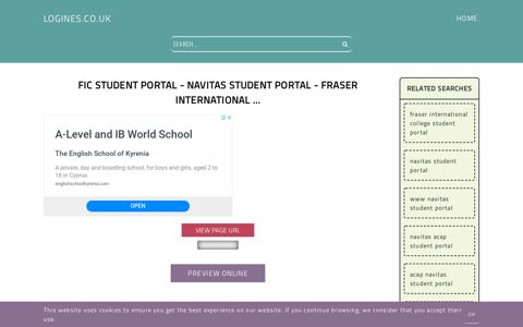 Navitas Student Portal - Fraser International - Logines.co.uk