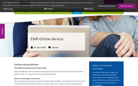 EWR-Online-Service - EWR AG