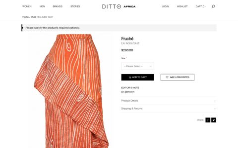 Eki Adire Skirt - Shop - Ditto Africa