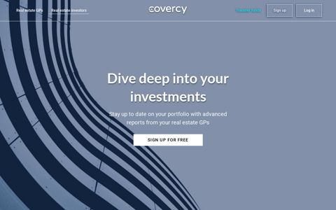 Covercy Investor Portal – Covercy | Transforming real estate ...