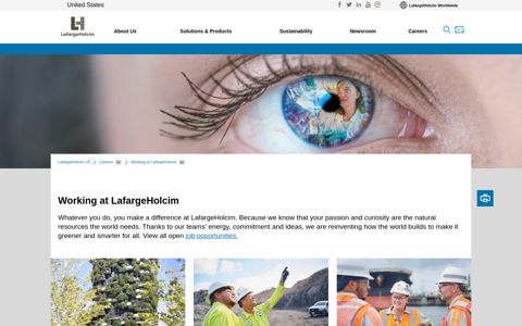Working here | LafargeHolcim in the US - Cement, concrete ...