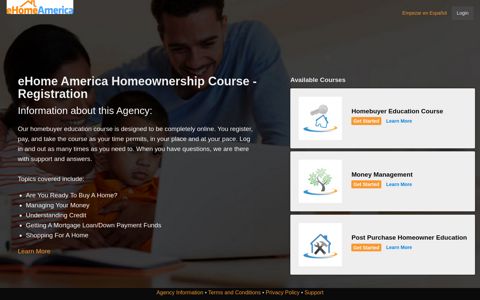 eHome America Homeownership Course - Registration