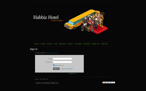 Login - Habbiz Hotel