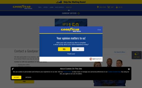 Contact Us | Goodyear Tires