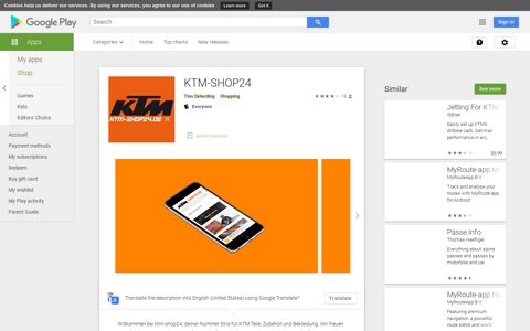 KTM-SHOP24 - Apps on Google Play