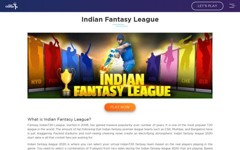 Play IPL Fantasy League 2020 Online| IPL ... - KhelChamps