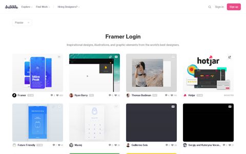 Framer Login designs, themes, templates and downloadable ...