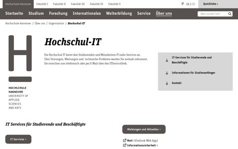 Hochschul-IT - Hochschule Hannover