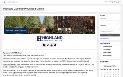 Highland Community College Online
