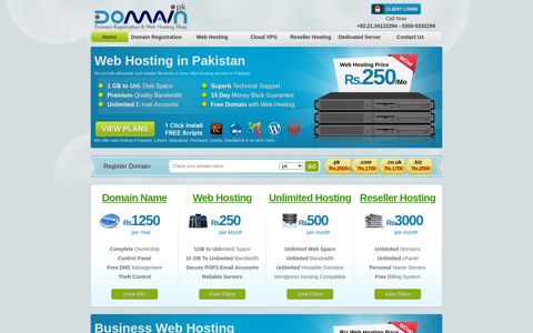DOMAIN.pk: .pk Domain Registration - Web Hosting in ...