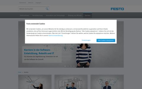 Karriere bei Festo | Festo Unternehmen