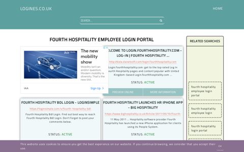 fourth hospitality employee login portal - General Information ...
