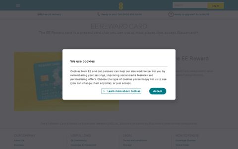 EE Reward Card | EE Deals and Offers | EE - EE Shop
