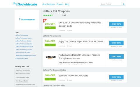 35% Off JEFFERS PET COUPONS, Promo & Discount Codes 2020