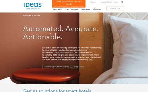 Hotel Revenue Management Software | IDeaS