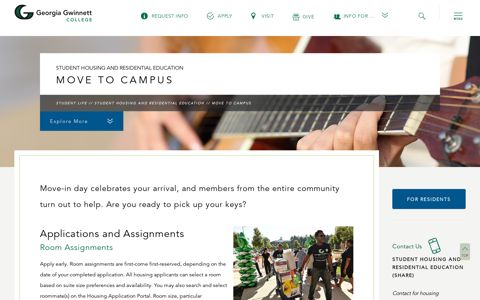 Move to Campus | Georgia Gwinnett College