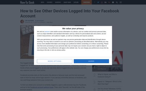 How to See Other Devices Logged Into Your Facebook Account