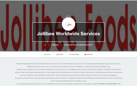 Jollibee Worldwide Services - QA Philippines