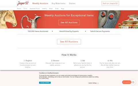Jasper52 – Weekly auctions for exceptional items