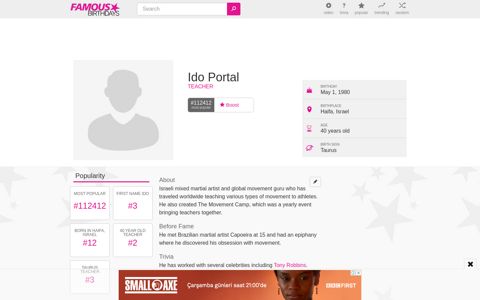 Ido Portal - Bio, Facts, Family | Famous Birthdays