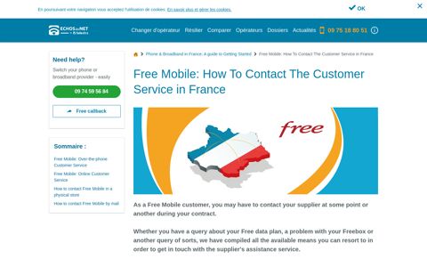 Free Mobile: How To Contact The Customer Service in France