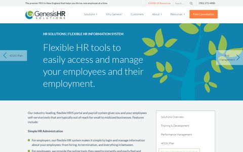 Flexible HR Information System | Genesis HR Solutions