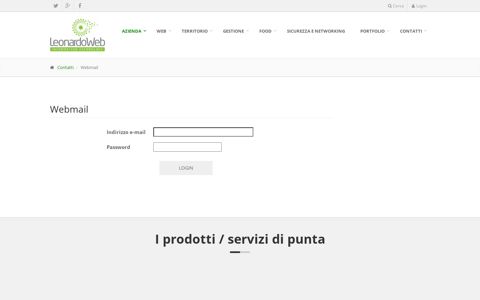Webmail - Leonardo Web
