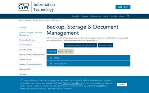 Backup, Storage & Document Management | GW Information ...