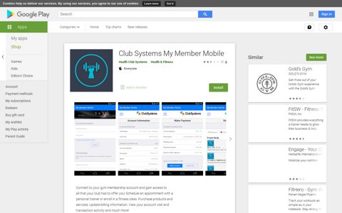 Club Systems My Member Mobile - Apps on Google Play