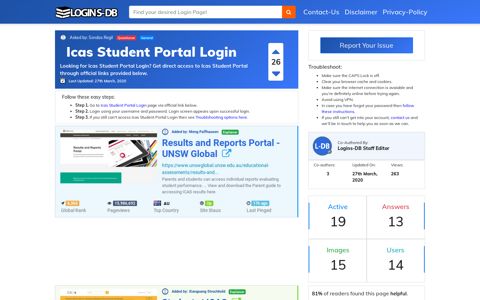 Icas Student Portal Login - Logins-DB