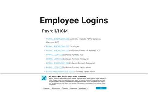 Employee logins — HR Software & Consulting - Asure Software