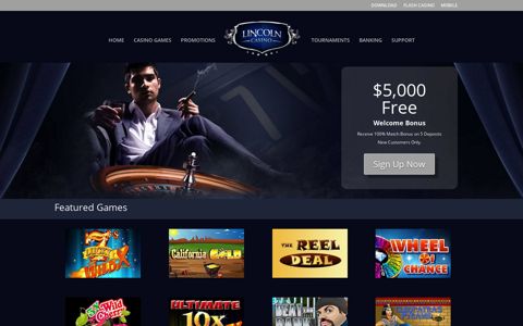 Lincoln Casino | Best USA Online Casino | $5000 Free Bonus