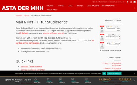 Mail & Net – IT für Studierende – AStA der MHH