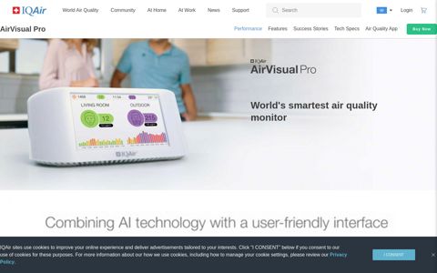 AirVisual Pro: Smart Air Quality Monitor | IQAir