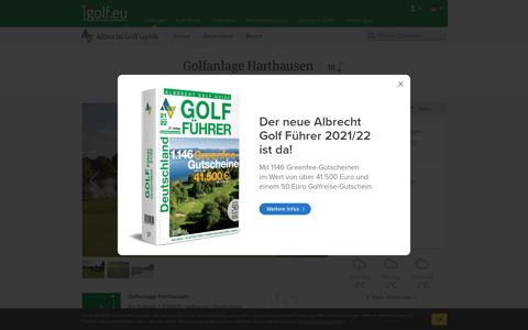 Golfanlage Harthausen, Harthausen - Albrecht Golf Führer