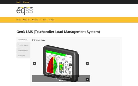 Gen-3 - Telehandler Load Management System - Equipment ...