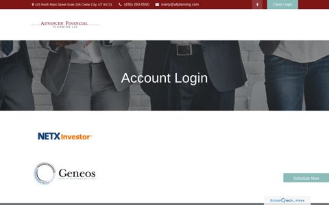 Account Login | Advanced Financial Planning, LLC