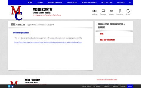 IEP (formerly IEPDirect) - Middle Country