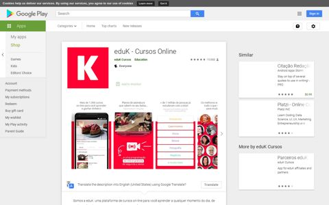 eduK - Cursos Online - Apps on Google Play